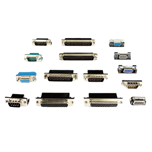 D-sub connectors  D-sub 連接器 (9 針, 15 針, 25 針)